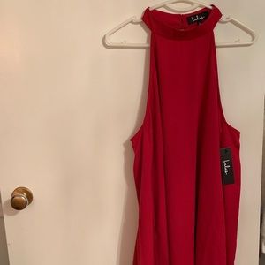 Red Lulus dress